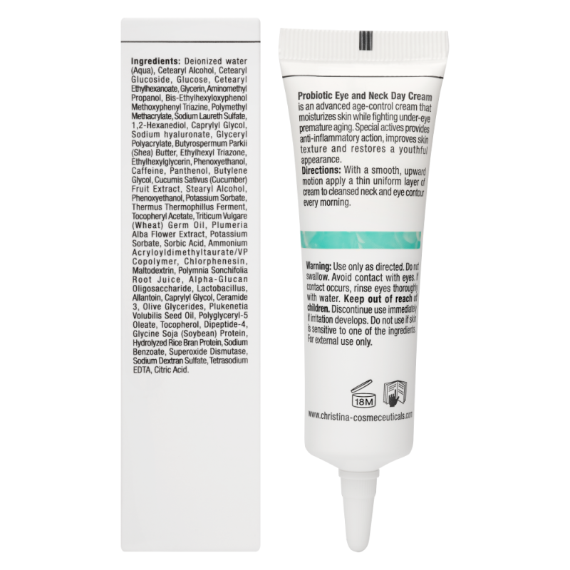 Unstress Probiotic Day Cream Eye Neck SPF 15 – Дневной крем пробиотического действия для кожи вокруг глаз и шеи
