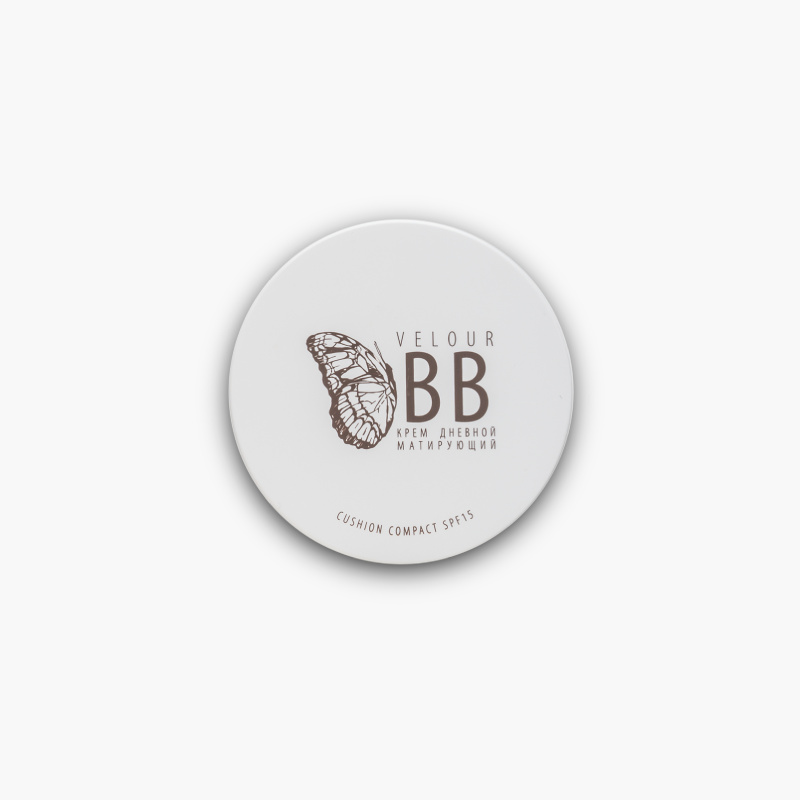 Крем дневной матирующий Velour BB SPF-15 в кушоне