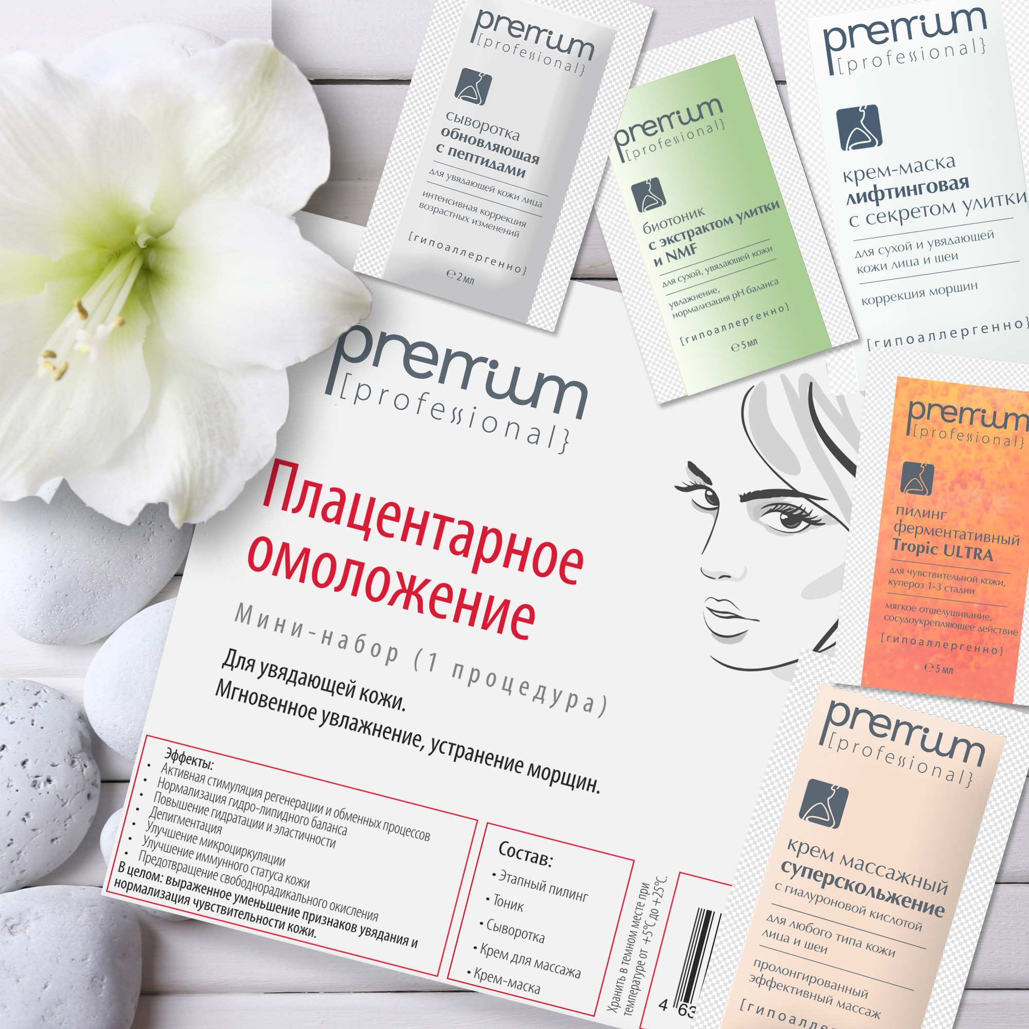 Плацентарное омоложение, мини-набор (1 пр.)