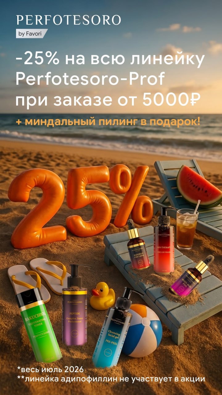Акция -25% на всю линейку Perfotesoro-Prof