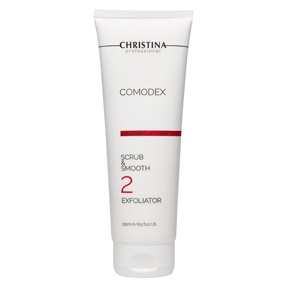 Comodex Scrub Smooth Exfoliator Выравнивающий скраб эксфолиатор, шаг 2