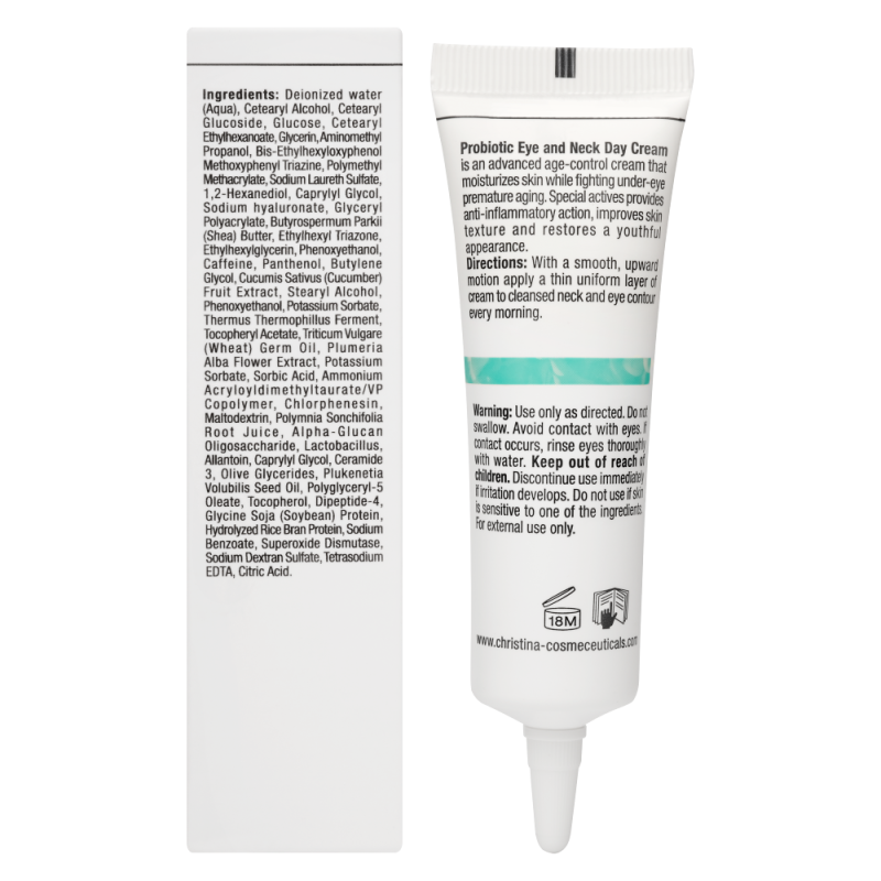 Unstress Probiotic Day Cream Eye Neck SPF 15 – Дневной крем пробиотического действия для кожи вокруг глаз и шеи