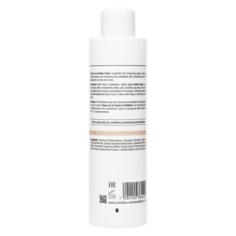 Silk Active toner – Активный тоник (шаг 3)