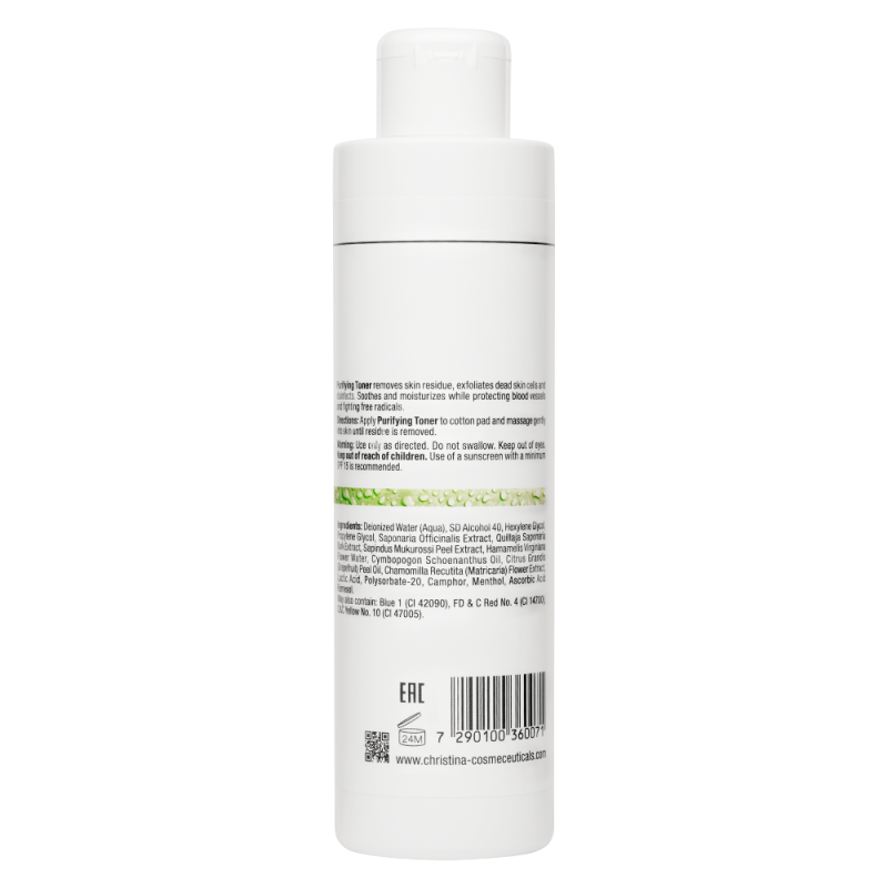 Purifying toner for oily skin – Очищающий тоник для жирной кожи