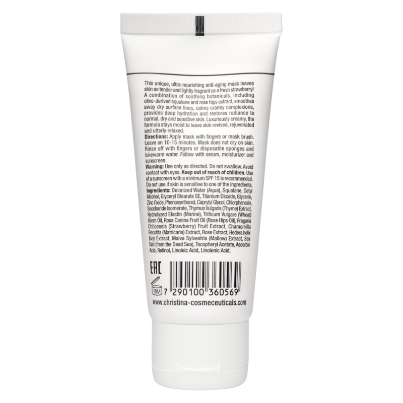 Sea Herbal Beauty Mask Strawberry for normal skin – маска красоты на основе морских трав для нормальной кожи Клубника