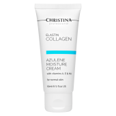 Elastin Collagen Azulene Moisture Cream with Vitamins A, E and HA for normal skin - Увлажняющий крем c витаминами А, Е и гиалуроновой кислотой для нормальной кожи «Эластин, коллаген, азулен»