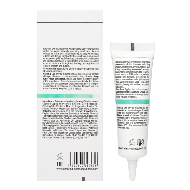 Unstress Quick Performance Calming Cream – Успокаивающий крем быстрого действия
