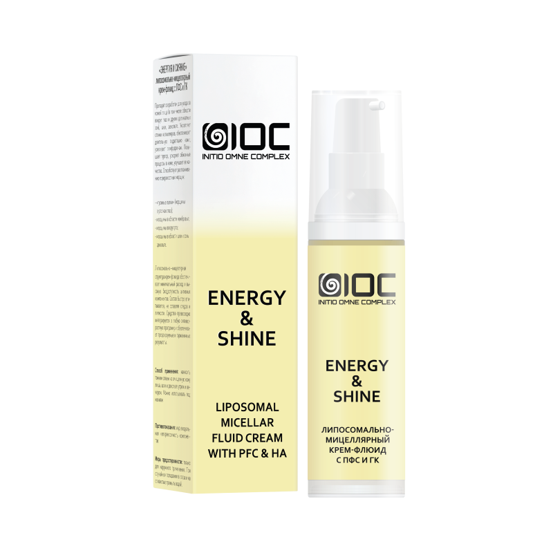 Липосомально-мицелярный крема-флюид Energy Shine 