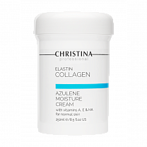 ElastinCollagen Azulene Moisture Cream A,E,HA 250мл – Увл.крем А,Е,ГК для норм.кожи