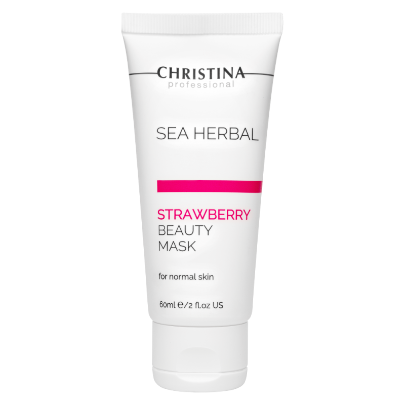 Sea Herbal Beauty Mask Strawberry for normal skin – маска красоты на основе морских трав для нормальной кожи Клубника
